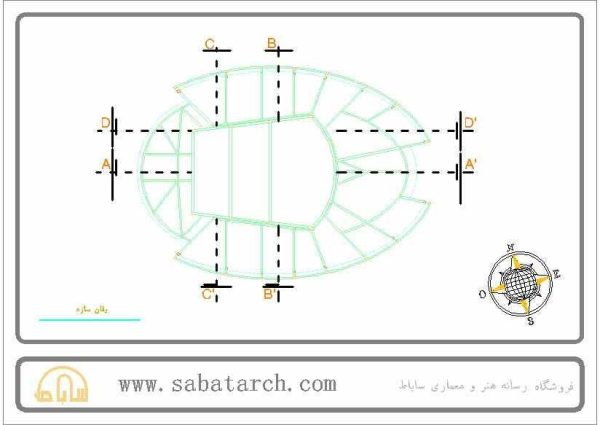 فایل اتوکد پلان سینما - تصویر 10