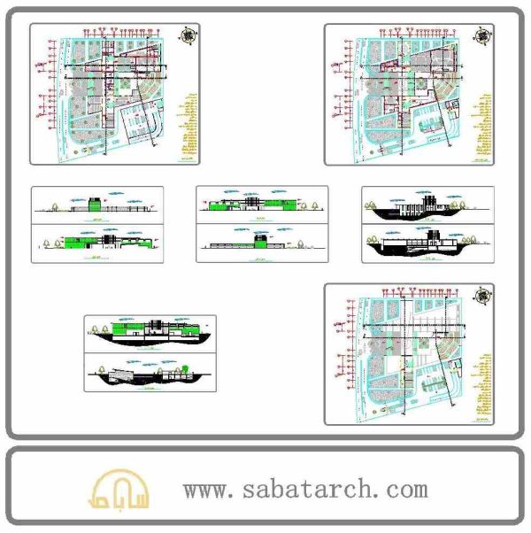 دانلود پروژه معماری مجموعه سینمایی